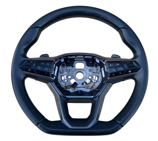 steering wheel, SKORZANA MULTIFUNKCJA GRZANA with shifting CUPRA LEON IV 5FA419091DQ