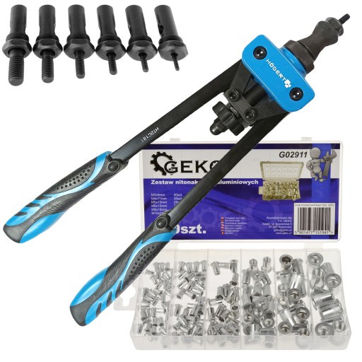 Клепальна машина M3-M10 HT2C181 + 150 гайок для заклепок ALU