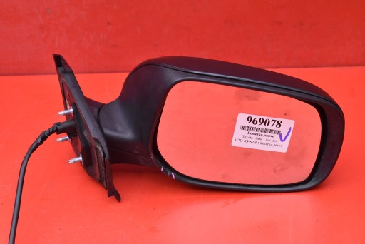 mirror right black, 87910-0D250 EU TOYOTA YARIS 2 II 05-09 3 PIN