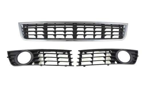 133427/27-1/27-2 - AUDI A4 B6 00-04 решітка радіатора L + P + S