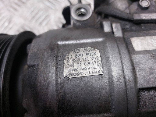 compressor compressor; of the air conditioning SEAT IBIZA III 6Q0820803K
