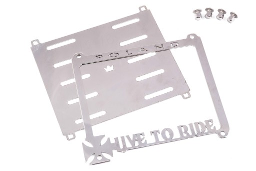 РАМКА НОМЕРНОГО ЗНАКА CHOPPER LIVE ДЛЯ ЕЗДЫ