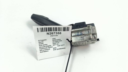button A0095455124 MERCEDES ACTROS MP4