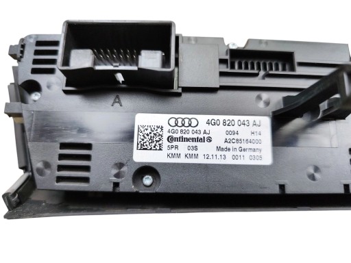 PANEL des lüfters klimaanlage AUDI A6 C7 (2011-2014) 4G0820043AJ EUROPA