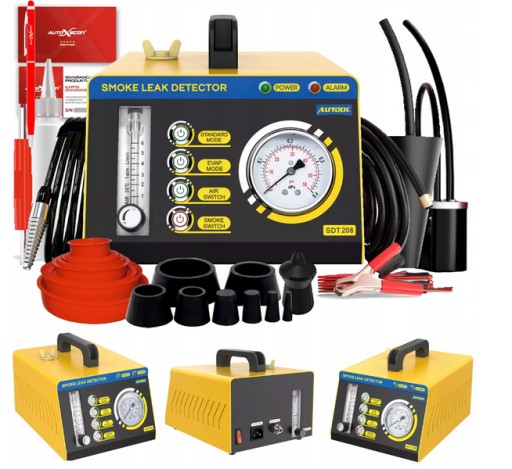 ТЕСТЕР УТЕЧЕК ДЛЯ ШЛАНГОВ ТРУБ ДВИГАТЕЛЯ ДЫМОГЕНЕРАТОРА