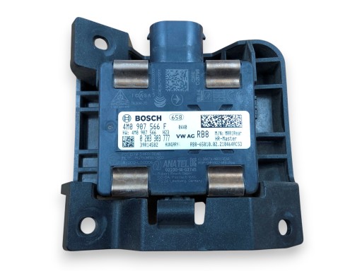 4M0 907 - Радарный модуль смены полосы движения правый 4m0907566f с держателем audi a4 b9 f5 rs5