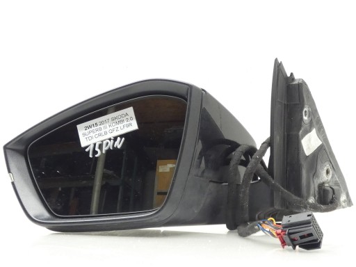 mirror exterior left SKODA SUPERB III LF9R 15 PIN