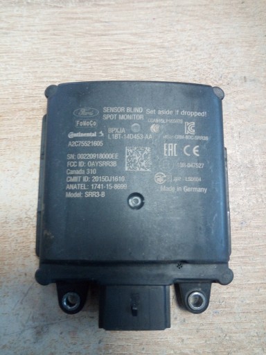 L1BT-14D599-AA L1BT-14D453-AA - РАДАР DISTRONIC FORD FIESTA MK8 L1BT*