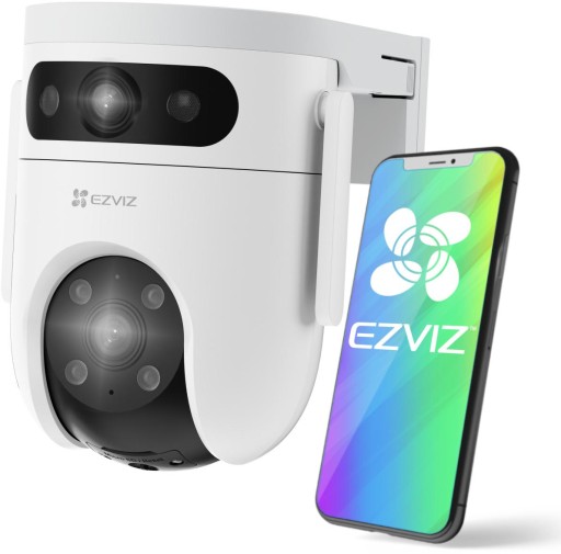 KAMERA ZEWNĘTRZNA IP WiFi Z PODWÓJNYM OBIEKTYWEM 2K 3MPx +