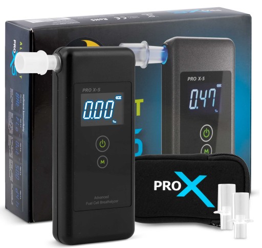 Электрохимический алкотестер Pro X - 5 + калибровка