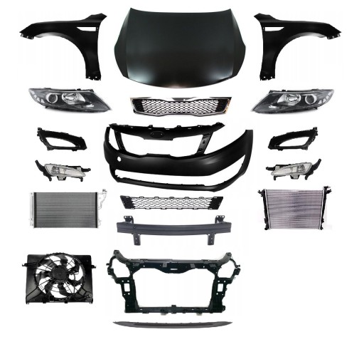 641012T001 - OPTIMA 10-15 ПЕРЕДНИЙ КАПОТ БАМПЕР РЕМЕНЬ ФОНАРЬ КРЫЛО