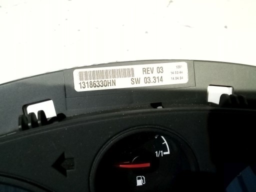 Opel Astra H III 3 dials dials predkosciomierz