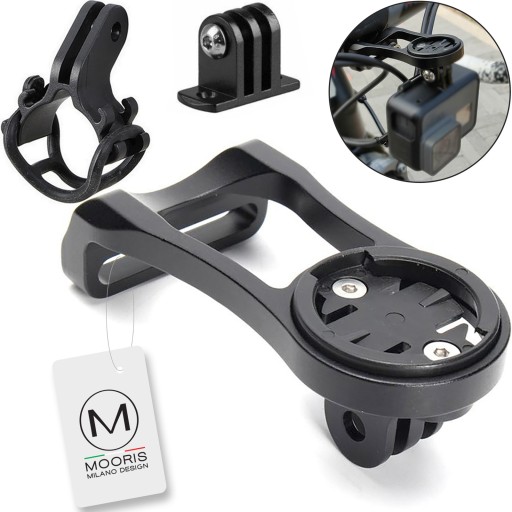 Aluminiowy uchwyt rowerowy na mostek do Garmin Bryton zestaw do GoPro Varia