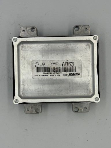 E78 12668866 - Контролер двигуна opel 12669321 ab63