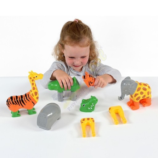 Магнітні кубики тварин з магнітом для дітей