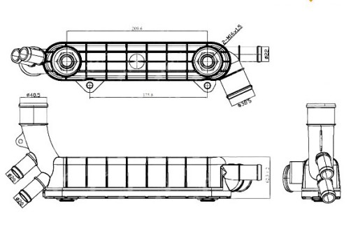 31316/ZAW - МАСЛЯНЫЙ ОХЛАДИТЕЛЬ NRF OPEL ASTRA 2.0 02-