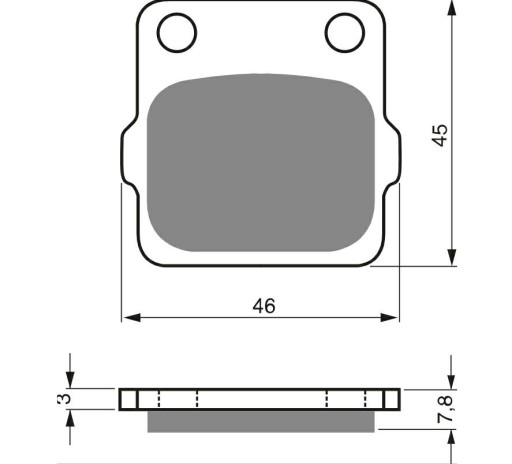 GOLD-7577 - GOLDFREN 007 MCB561 тормозные колодки