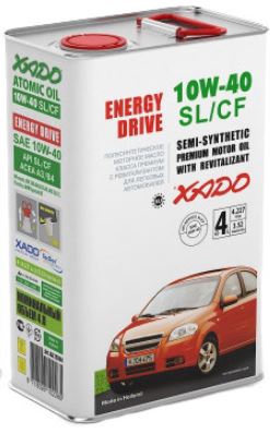XADO ATOMIC OIL ENERGY DRIVE 10W40 SL / CF 4L