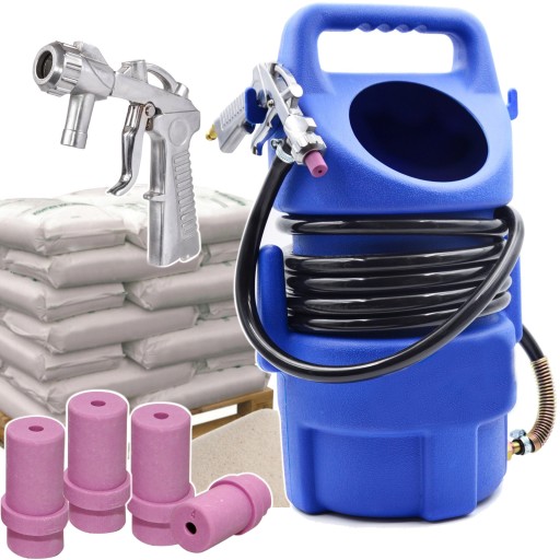 СИФОН ПЕСКОСТРОЙНАЯ МАШИНА 10Л ПЕСКОСТРОЙКА + ПЕСОК 250кг