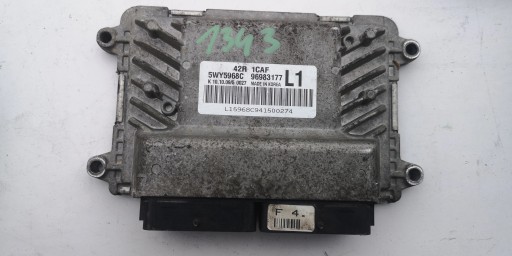 CHEVROLET AVEO 1.2B 16V 5WY5968C 96983177 computer