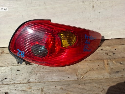 light rear part rear peugeot 206 cc right