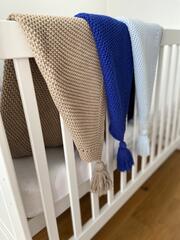 Ковдра malenstwo_eu 80 х 80 см відтінків коричневого і бежевого