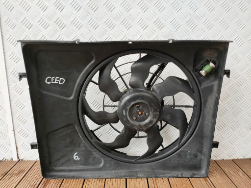 KIA CEED e 06-12 1.6 CRDI SCATOLA Ventola radiatore Originale
