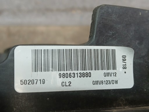 Kühlergebläse Gehäuse PEUGEOT CITROEN 9806313880
