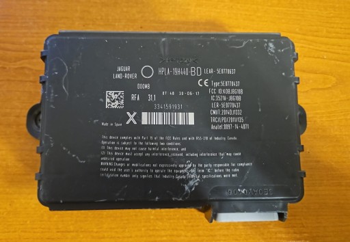 Модуль безключового контролера Land Rover Discovery HPLA-19H440-BD