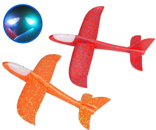 Літак з пінополістиролу Dromedary 47см блакитний