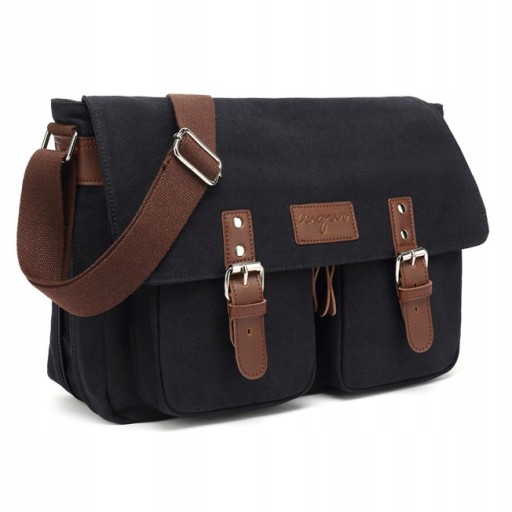 Чоловіча Сумка Через Плече Ретро Полотняна Сумка