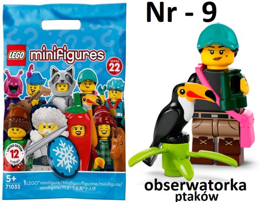 LEGO 71032 MINIFIGURES OBSERWATORKA PTAKÓW NR 9