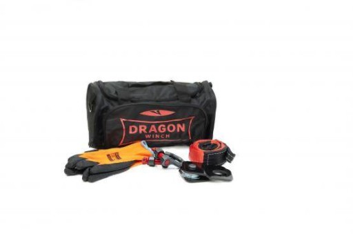 СУМКА ДЛЯ ЛЕБЕДКИ ATV DRAGON НАБОР ЛЕБЕДКИ РЕМЕНЬ SHAKEL БЛОК ПЕРЧАТКИ