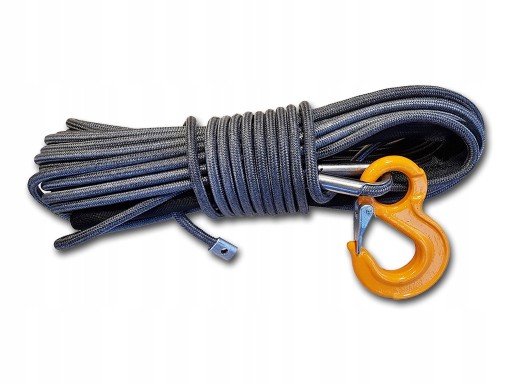 СИНТЕТИЧЕСКИЙ ПЛЕТЕНЫЙ КАНАТ 10ММ 25М КРЮК СИДНЕЙ