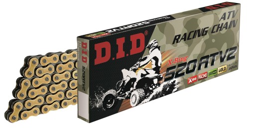 520ATV2GB-100FB - ПРИВОДНАЯ ЦЕПЬ DID 520 ATV2 100 ЗВЕНЬЕВ ЗАСТЕЖКА