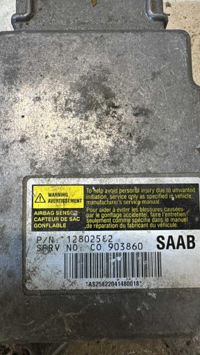 module control unit SENSOR airbag Saab 9-3 93 II 03- 12802582