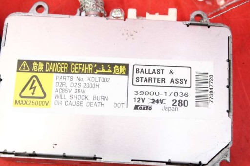 control unit XENON KSENON right 39000-17036 LAND ROVER DISCOVERY III 04-09