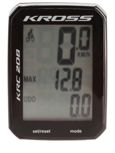 Kross krc 208 licznik rowerowy, 8 funkcji