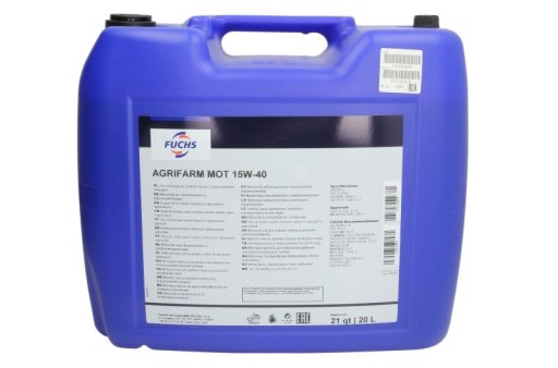 Моторна олива FUCHS OIL AGRIFARM MOT 15W40 20л