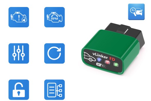 Интерфейс Vgate vLinker FD OBD-2 рекомендуется FORScan