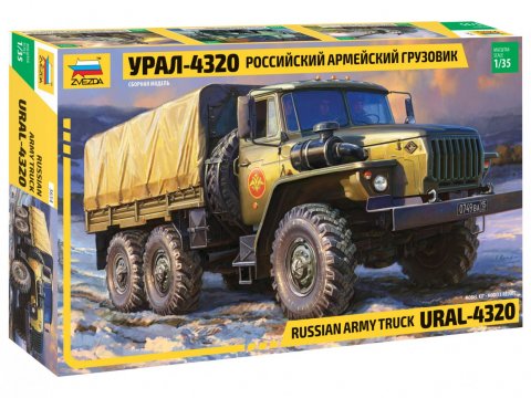 Model ZVEZDA URAL 4320 ARMY TRUCK 4320 1:35