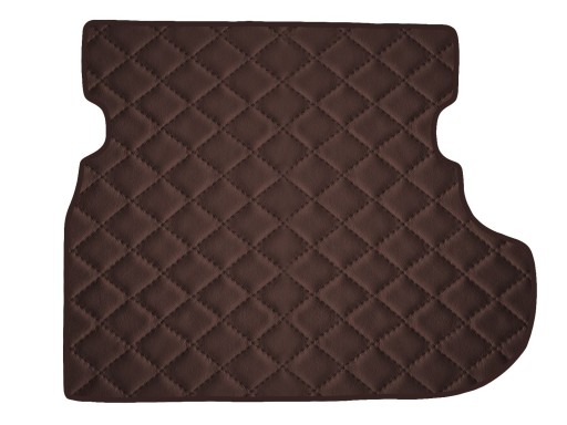 Коврик из экокожи КОРИЧНЕВЫЙ на Citroen C-Crosser 2007-2012 гг.