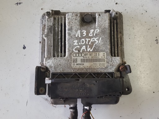 0261201883 - Audi a3 8p лифт 08-12r 2.0 tfsi caw компьютерный контроллер двигателя 8p7907115b
