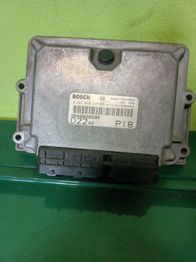 Комп'ютерний контролер двигуна 9648608680 0281010345 citroen jumper 2.2 hdi