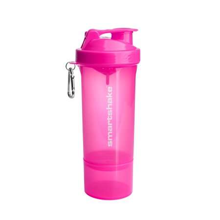 Шейкер Smart Shake 500 мл троянди та фіолетові