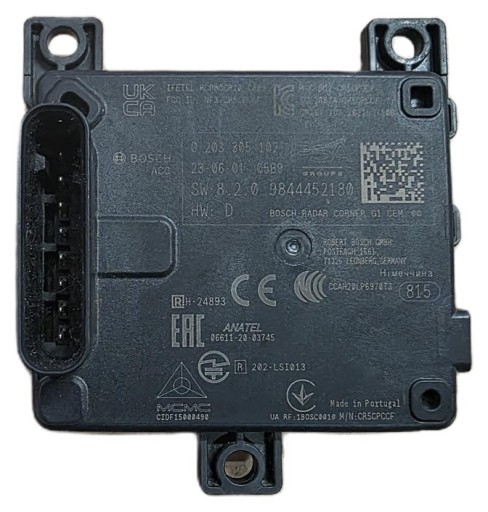 RADAR MARTWEGO POLA Sensor der Lenkung PEUGEOT 308 III 9844452180
