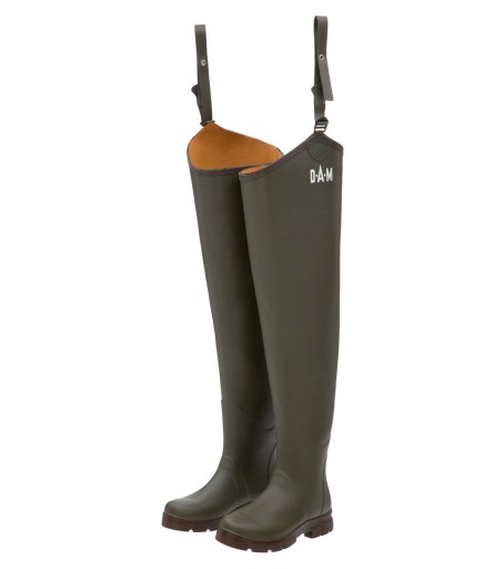 Вейдери Dam Flex Rubber Hip Wader, розмір 41, відтінки зеленого