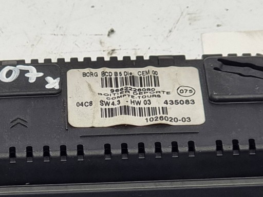 display PANEL 9662226080 CITROEN C4