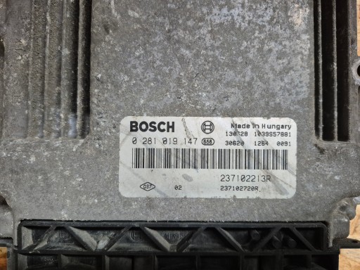 1,5 - Комплект для запуска компьютера 1.5 dci immo 0281019147 dacia dokker