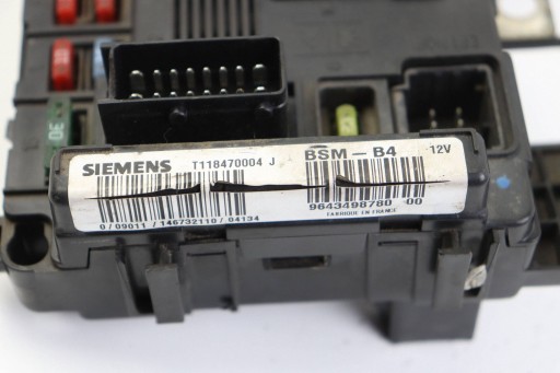 CITROEN PEUGEOT module compartment control unit BSM 9643498780 T118470004J